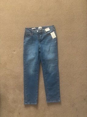 Universal Thread Women's Dark Blue Ankle Crop Jeans